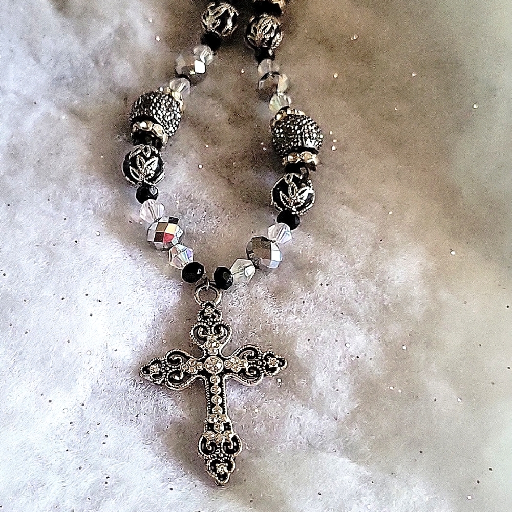 Silver Cross Necklace